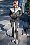 Жіночий костюм стрілки сірий S, фото 2