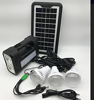 Ліхтар з сонячною панелю GDlite лампочка світильник павер банк радіо потужна система