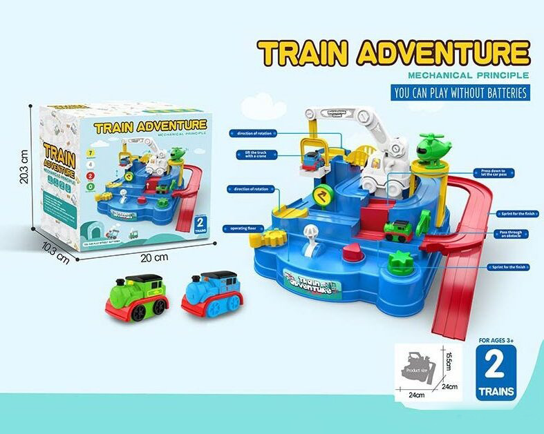 Механічний трек паркування T 901 A 3 види транспорту, фото 1