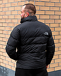 Куртка Норс Фейс зима чорний S, фото 6