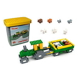 013888/41 Конструктор Трактор,141 деталь у пласт.б