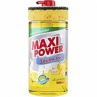 Засіб для миття посуду Maxi Power Лимон, 1 л