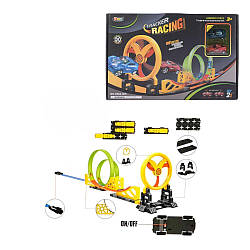 663-603 D Трек + 2 машинки, світиться в темряві, у коробці