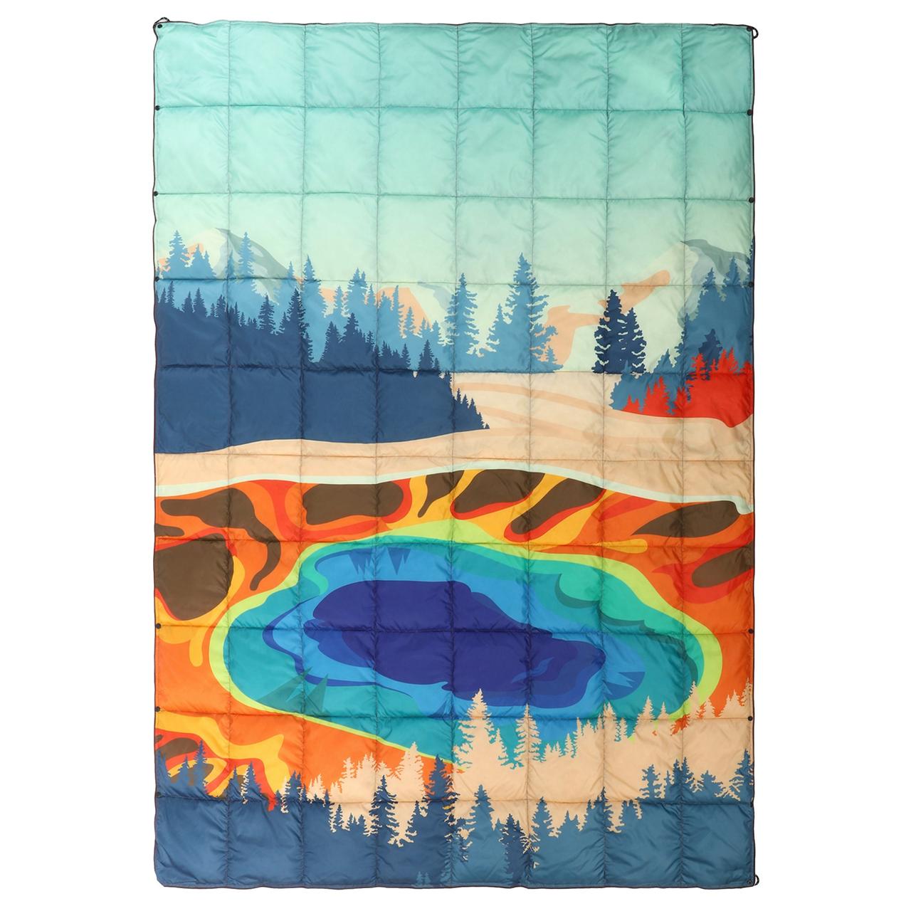 Одеяло туристическое PRINTING DOWN BLANKET 4Monster C-BKH синий - фото 9 - id-p2006308995