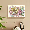 Набір для вишивання за нанесеною на канву схемою "Home Letters". AIDA 14CT printed 36*28 см, фото 11