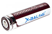 Аккумулятор X-Balog 18650 Li-ion 8800mAh 4.2V (BROWN) реальная ёмкость меньше/ 2430