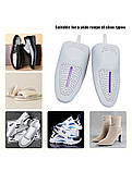 Сушарка для взуття Shoe dryer R8 від USB з ультрафіолетом 10 W Білий, фото 6