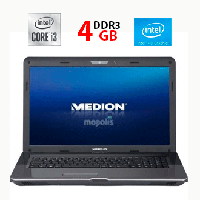 Ноутбук Б-клас Medion Akoya E7218/ 17.3" (1600x900)/ Core i3-2310M/ 4 GB RAM/ 500 GB HDD/ HD 3000