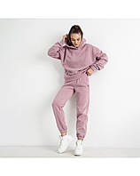 Спортивний костюм із тринитки на флісі Yola . Пудра