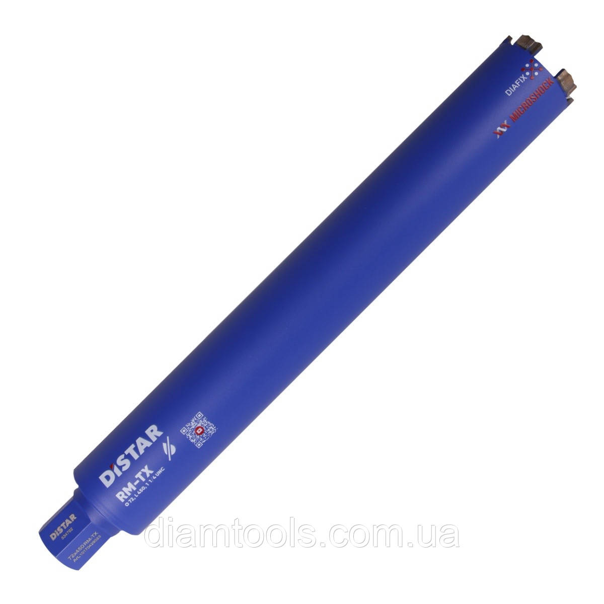 Коронка алмазна по залізобетону Distar 72x450-5x1 1/4 RM-TX
