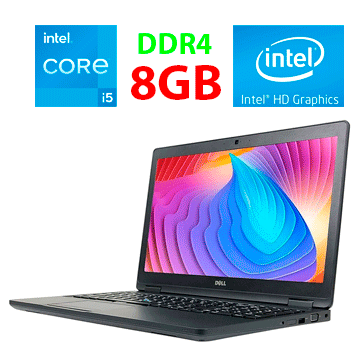 Ноутбук Dell Latitude E5580/ 15.6" (1920x1080)/ Core i5-6300U/ 8 GB RAM/ 256 GB SSD/ HD 520