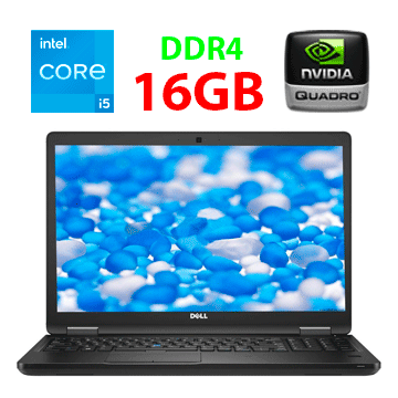 Ноутбук Dell Precision 3520/ 15.6" (1920x1080)/ Core i5-7440HQ/ 16 GB RAM/ 512 GB SSD/ Quadro M620 2GB