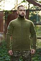 Кофта флісова Intruder хакі з шевроном