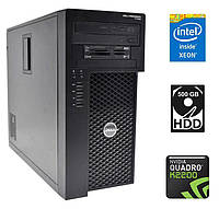 Робоча станція Dell Precision T1700 Tower / Intel Xeon E3-1226 v3 (4 ядра по 3.3 - 3.7 GHz) / 8 GB DDR3 / 500 GB HDD / nVidia