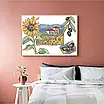 Набір для вишивання за нанесеною на канву схемою "Sunflower 3". AIDA 14CT printed 25*18 см, фото 10