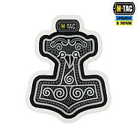 M-Tac наклейка Mjölnir Large светоотражающая Black