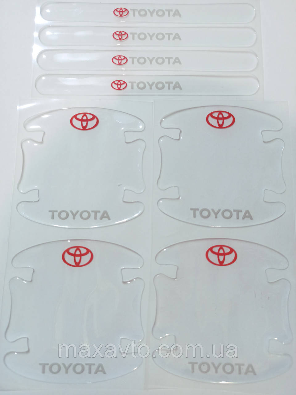 Силіконові наклейки під ручки + на ручки Toyota