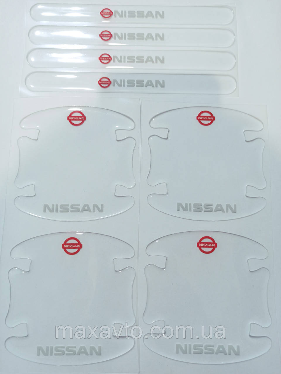 Силіконові наклейки під ручки + на ручки Nissan