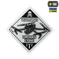 M-Tac наклейка Drones Zone светоотражающая Small Black