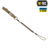 M-Tac шнур страховочный Lite комбинированый с D-кольцом и фастексом койот