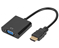 Адаптер переходник HDMI на VGA конвертер активный процессор