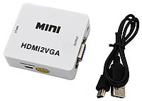 Конвертер - Адаптер переходник HDMI - VGA, 4272