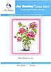 Набір для вишивання за нанесеною на канву схемою "Roses in vase".  AIDA 14CT printed, 21*27 см, фото 3