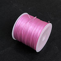 Фурнітура гумка для рукоділля бобіна Рожевий L-30 м+