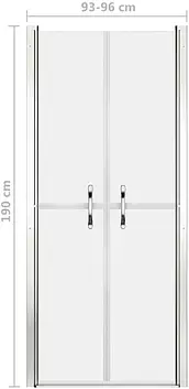 Душові двері ESG 96х190 см матові