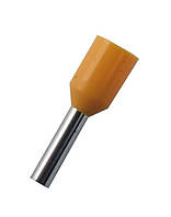 Наконечник гільза Е1508 1,5мм2 жовтогарячий TNSy