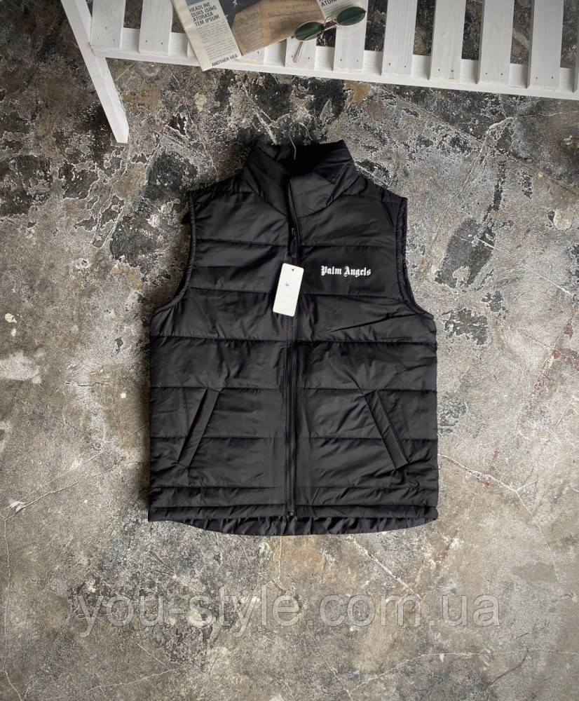 Жилетка чорна Palm Angels RD260