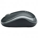 ОРИГІНАЛ Logitech M186 Wireless Grey (910-004131) азійська версія M185 (910-002238), фото 2