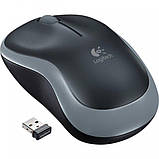 ОРИГІНАЛ Logitech M186 Wireless Grey (910-004131) азійська версія M185 (910-002238), фото 3