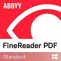 Робота з PDF ABBYY FineReader PDF Standard, Single User License (ESD), GOV/NPO/EDU, Time-limited 3y