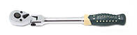 Трещотка реверсивная шарнирная с резиновой ручкой 3/8" (72зуб., L-250мм) ROCKFORCE RF-802318