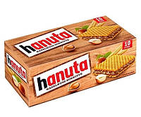 Вафли с Ореховой Нугой Hanuta Haselnuss-Schnitte 10 штук Ferrero 220 г Германия