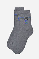 Носки махровые мужские темно-серого цвета размер 40-45