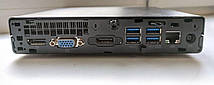 Б/в Неттоп HP ProDesk 600 G2 Mini PC USFF| Core i5-6500T| 8 GB RAM| 256 GB SSD| HD 530, фото 5