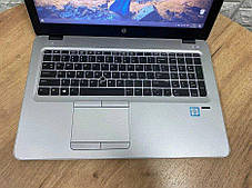 Б/в Ноутбук Б-клас HP EliteBook 850 G3 15.6" 1920x1080| Core i7-6600U| 8 GB RAM| 256 GB SSD| HD 520, фото 3