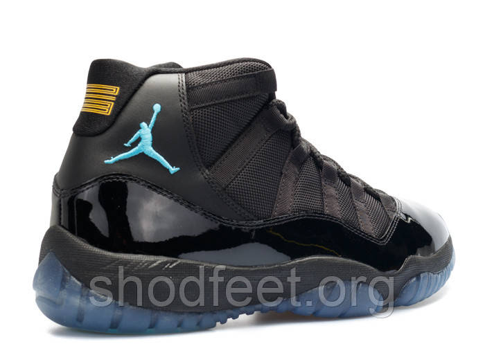 Air Jordan 11 black\ blue - фото 4 - id-p355771178