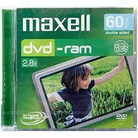 Диски для видеокамеры 8 cm mini D/S MAXELL DVD-RAM 2.8 GB 60 min