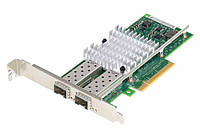 БУ Серверная сетевая карта Intel X520 (E69818 Rev B), PCIe x8, 2-port 10Gb Ethernet (SFP+)
