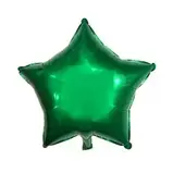 Куля фольгований Зірка зелена 18", фото 2