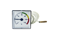 Термометр для котла SD Plus Thermo Alliance SD176, 45х45 мм, 0-120°C, с капилляром L=900 мм