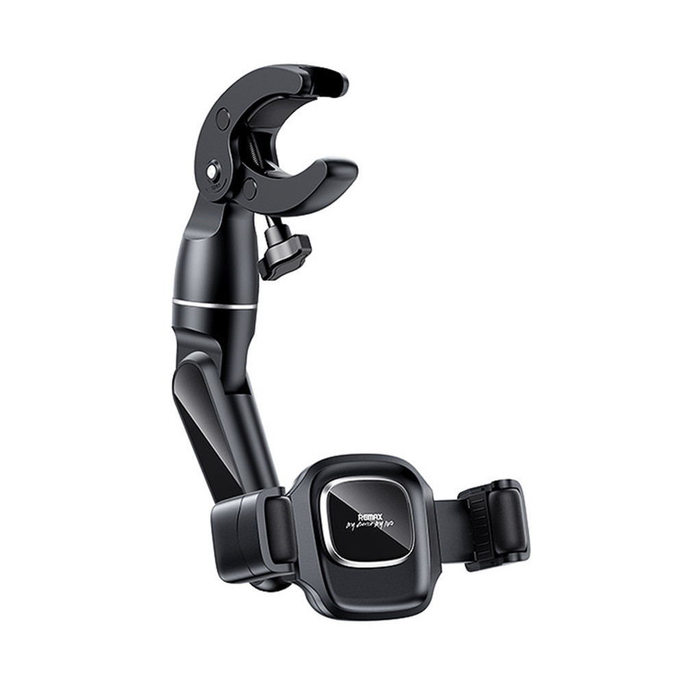 Автомобільний тримач для телефона на дзеркало заднього огляду Remax RM-C67 Adjustable Black
