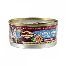 Вологий корм Carnilove Turkey & Salmon для котів, індичка та лосось, 100 г