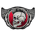 Нашивка термо (thps-077) Skull (biker theme) наспинна, фото 3