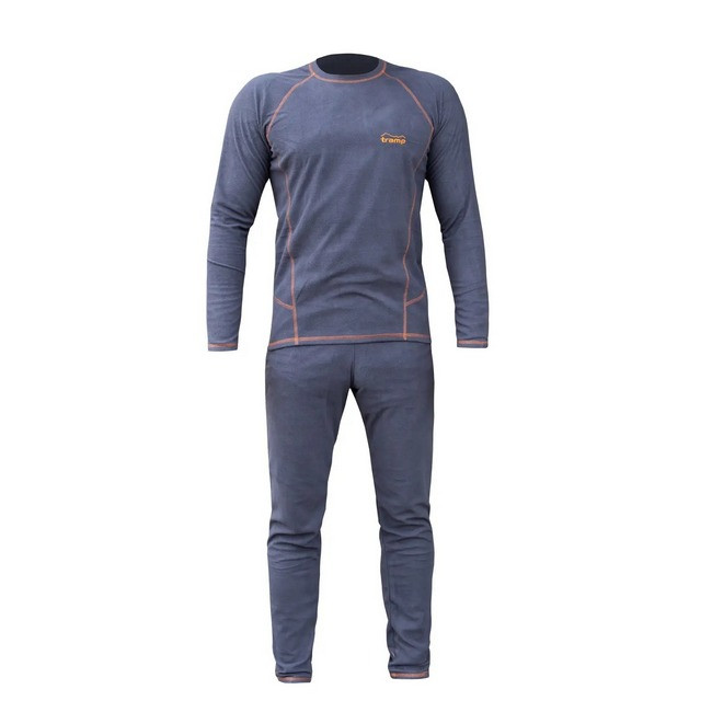 Термобілизна на флісі чоловіча Tramp Microfleece розмір M Grey (UTRUM-020-grey-M) S