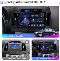 Junsun 4G Android магнітолу для hyundai Elantra HD 2006-2010 wifi