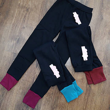 Дитячі теплі лосини з начосом та манжетами "QCHIFS" Art: J-61